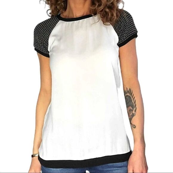 EUC Sanctuary Top with Knitted Sleeves Sz. XS - Picture 1 of 8